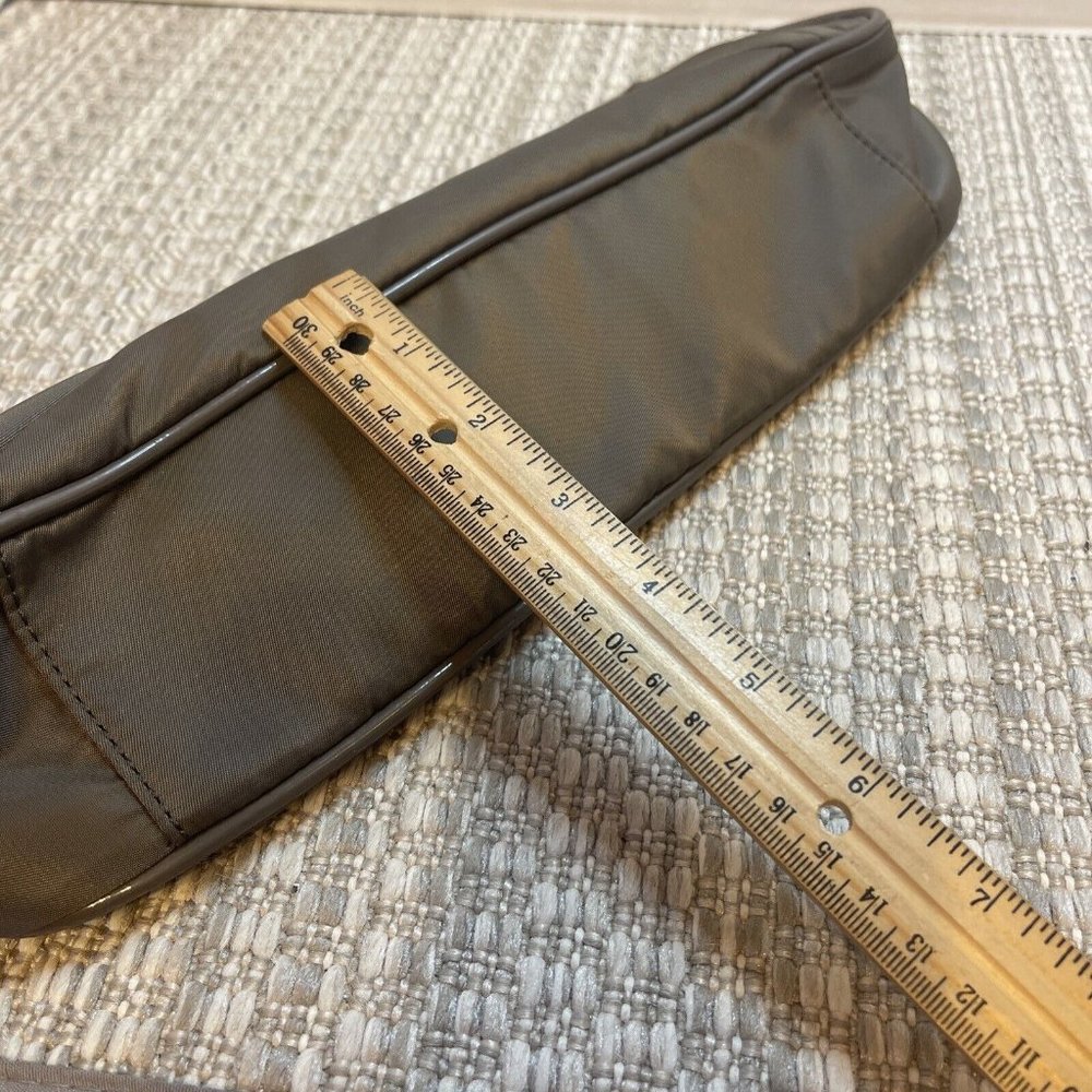 Simply Vera Wang Evening Clutch Bag Mocha Brown Tuxedo Purse Preowned Never Used - Picture 10 of 10